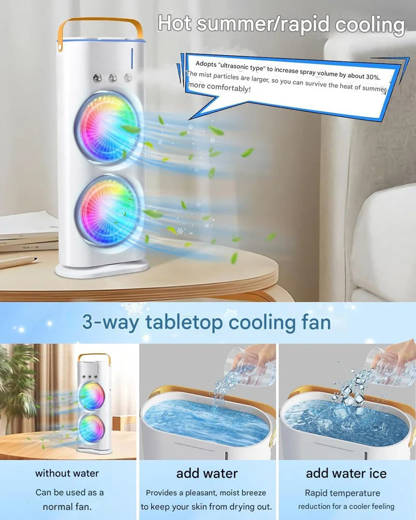 MiniCooler With Double Ended Spray Fan