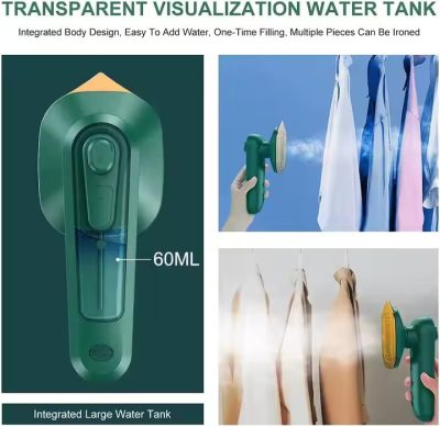 Portable Steamer Travel Iron, Micro Steamr Mini 30W Ironing Machine Handheld Steamer Iron Press Mini Steam Iron for Travel
